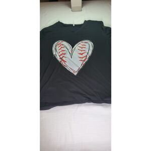 Women's XL Shirt | Baseball Heart